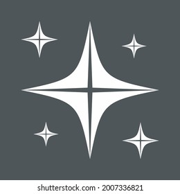 Star north quality vector illustration cut
