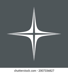 Star north quality vector illustration cut
