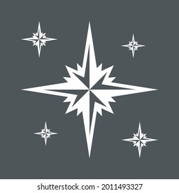 Corta de ilustración vectorial de calidad de navidad norte