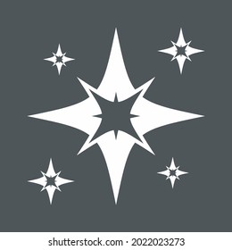 Star north quality vector illustration cut