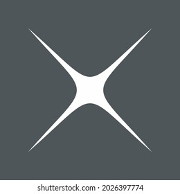 Star north quality vector illustration cut