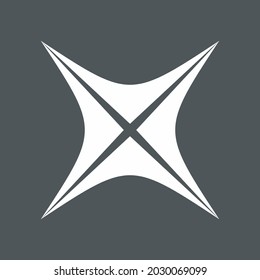 Star north quality vector illustration cut