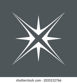 Star north quality vector illustration cut