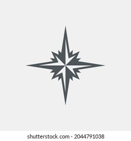 Star north quality vector illustration cut
