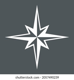 Star north quality vector illustration cut