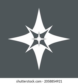 Star north quality vector illustration cut
