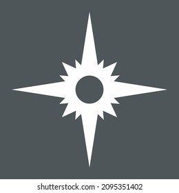 Star north quality vector illustration cut