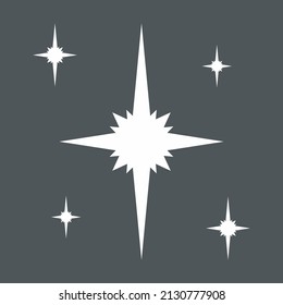 Star north quality vector illustration cut