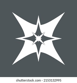 Star north quality vector illustration cut