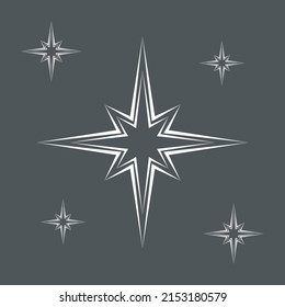 Star North Quality-Vektorgrafik-Schnitt
