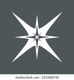 Recorte de la representación vectorial de la calidad norte de la estrella