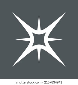 Star north quality vector illustration cut