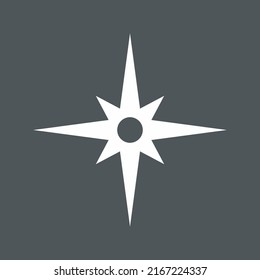 Star north quality vector illustration cut