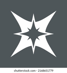 Star north quality vector illustration cut