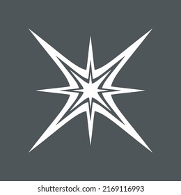 Recorte de la representación vectorial de la calidad norte de la estrella