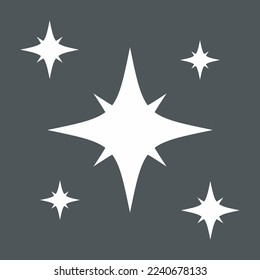 Star north quality vector illustration cut