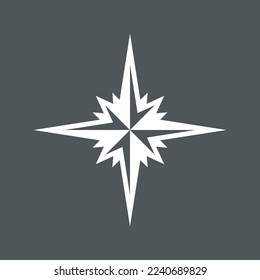Star north quality vector illustration cut