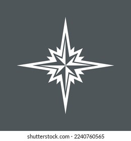 Recorte de la representación vectorial de la calidad norte de la estrella