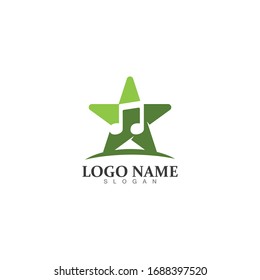  Design-Vorlage für Logo-Zeichen mit Sternzeichen