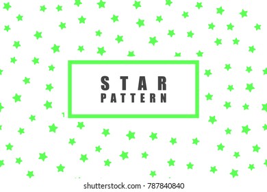 Star objects vector pattern. Geomteric pattern for background or