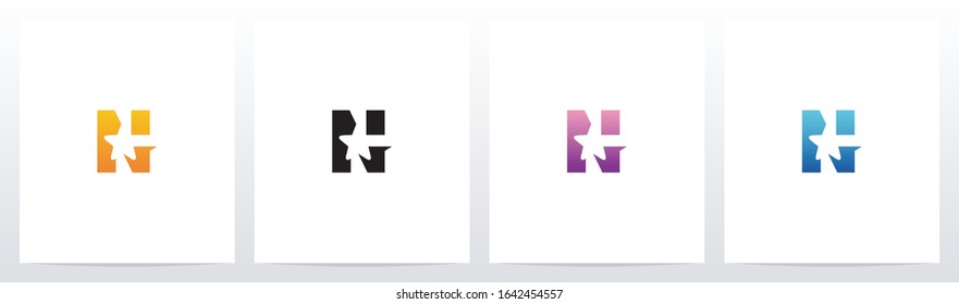 Star On Letter Logo Design N