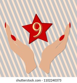 star on may 9 in the hands of women