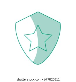Star on shield symbol
