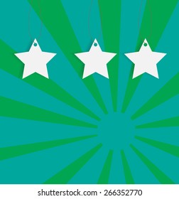 star on sun ray background