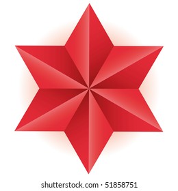 Star Op art vector illustration abstract