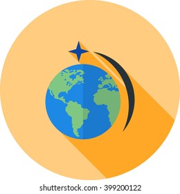 Star Orbitting Earth