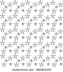 Star ornamental vector pattern. Seamless design. eps 10