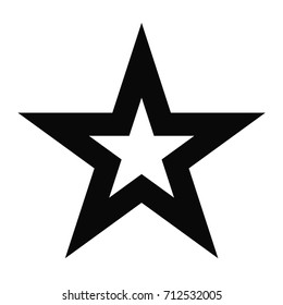 star outline favorite interface symbol