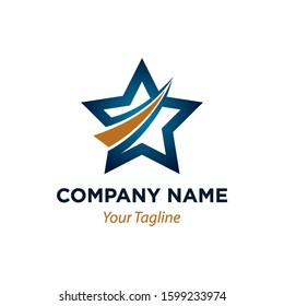 Star Outline Icon Vector Logo Template, EPS 10.