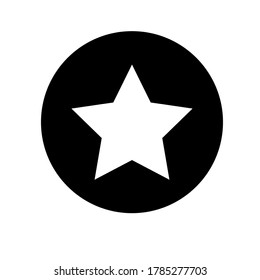Star outline vector icon. Ranger sign.Flat simple line illustration.