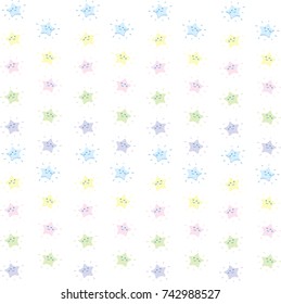 Star pastel colors background