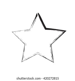 star patriot symbol grunge vector shape