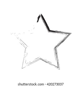 star patriot symbol grunge vector shape