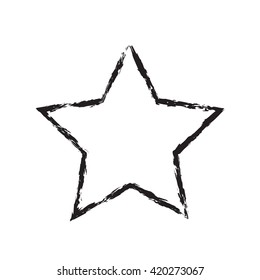 star patriot symbol grunge vector shape