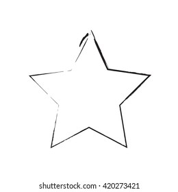 star patriot symbol grunge vector shape