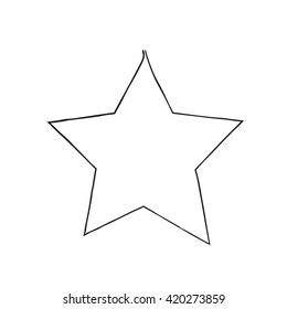 star patriot symbol grunge vector shape