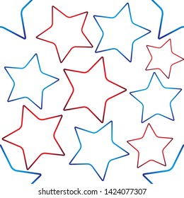 Star pattern, 4th of July, United Stated independence day