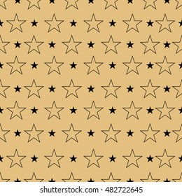 Star  pattern. Star background. Star art. Vector illustration, eps 10