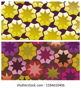 Star Pattern background full color