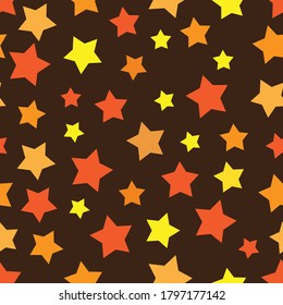 Star pattern backgrounds. Can be used for your design projects, shirt pattern, DIY. Halloween concept. Vector Illustration.