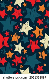 star pattern can be used for website, banner, wallpaper and background