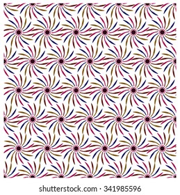 Star pattern colorful flower shape stacking