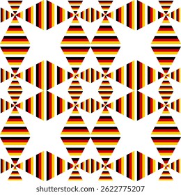 star pattern of germany flag. vector illustration