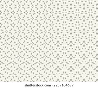 Star Pattern With Line Art Background Pattern Design