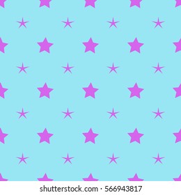 Star pattern on the cyan background