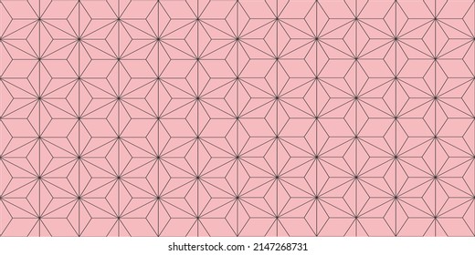 Star pattern on pink background, nezuko pattern svg